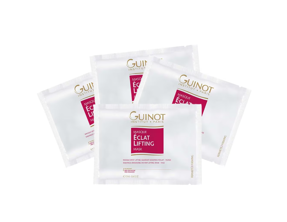Masca Guinot Eclat Lifting cu efect de lifting imediat x 4 masti