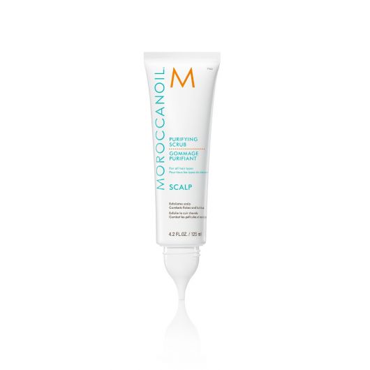 Scrub detoxifiant pentru scalp Moroccanoil Purifying Pre-Wash Scalp Scrub 125 ml