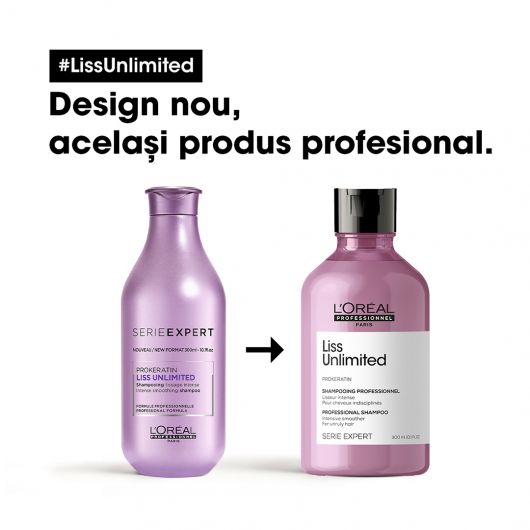 Sampon pentru netezire L'Oréal Professionnel Serie Expert Liss Unlimited 300ml