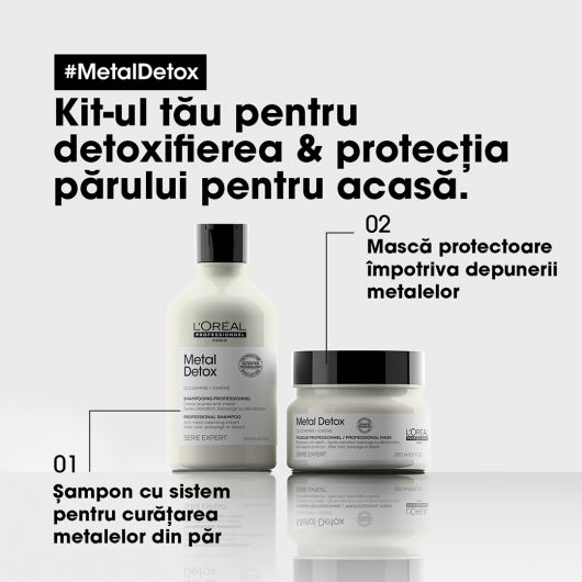 Masca de par L’Oréal Professionnel Serie Expert Metal Detox 250ml