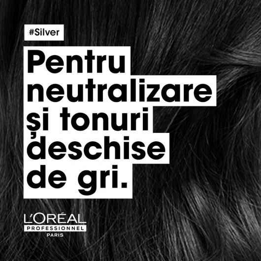 Sampon pentru par carunt sau alb L’Oréal Professionnel Serie Expert Silver 300ml
