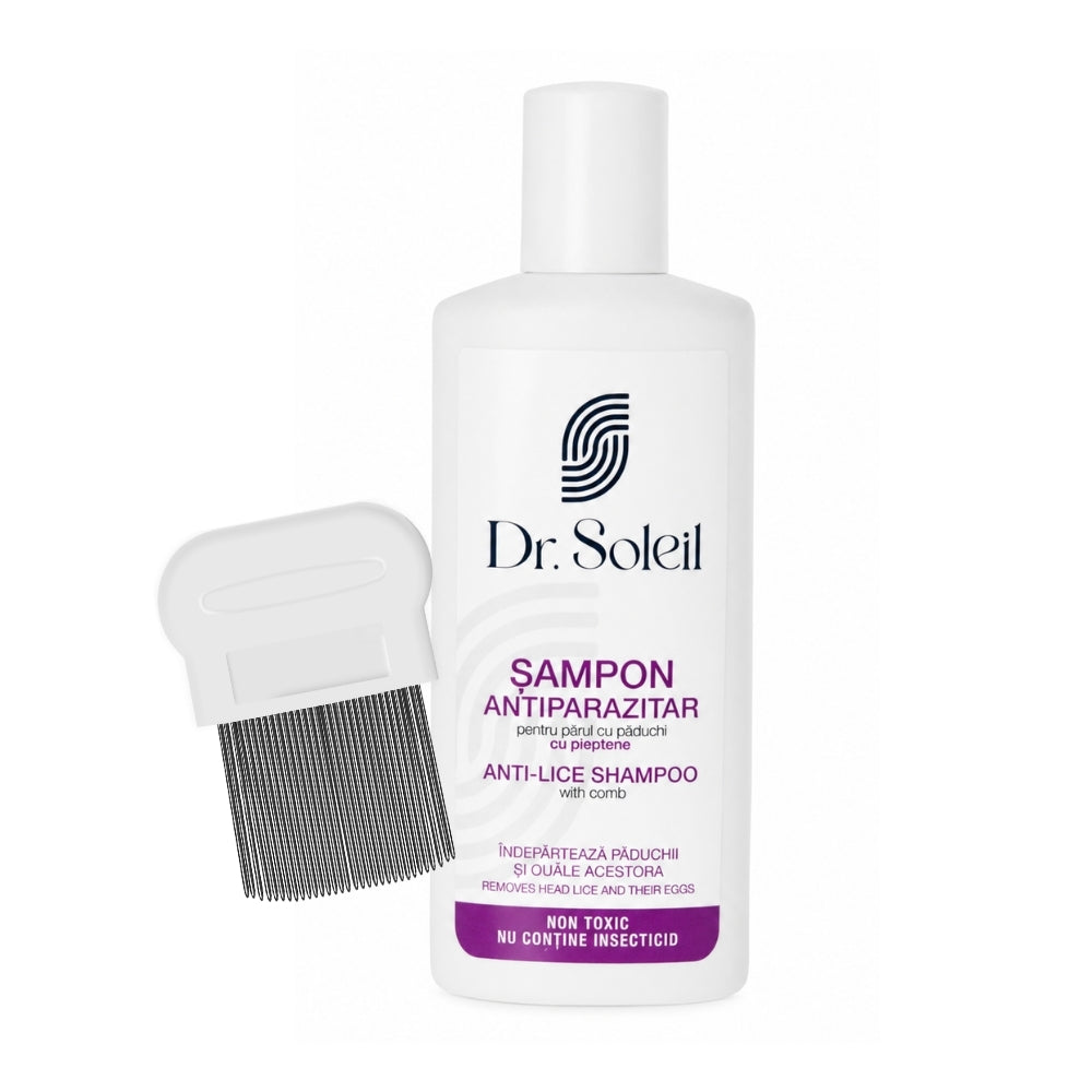 sampon par anti paduchi cu pieptene, 200 ml, Dr. Soleil