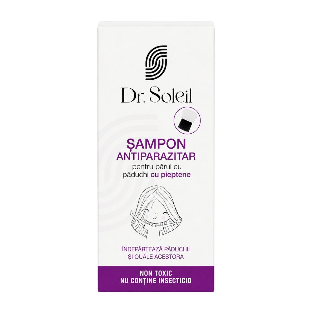 sampon par anti paduchi cu pieptene, 200 ml, Dr. Soleil