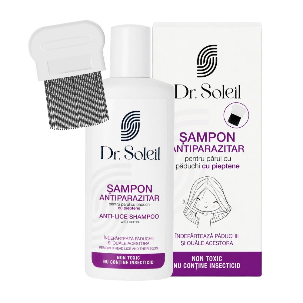 sampon par anti paduchi cu pieptene, 200 ml, Dr. Soleil