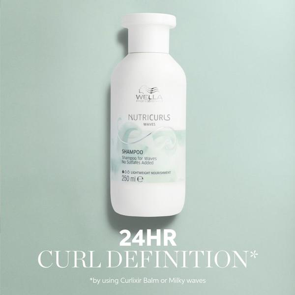 Wella sampon par ondulat Nutricurls Shampoo Waves 250ml