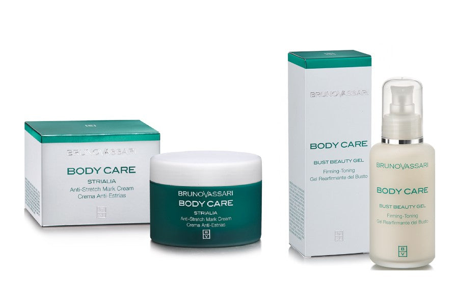 Set Anti-Vergeturi Bruno Vassari: Body Care Strialia 200ml + Bust Beauty Gel 100ml