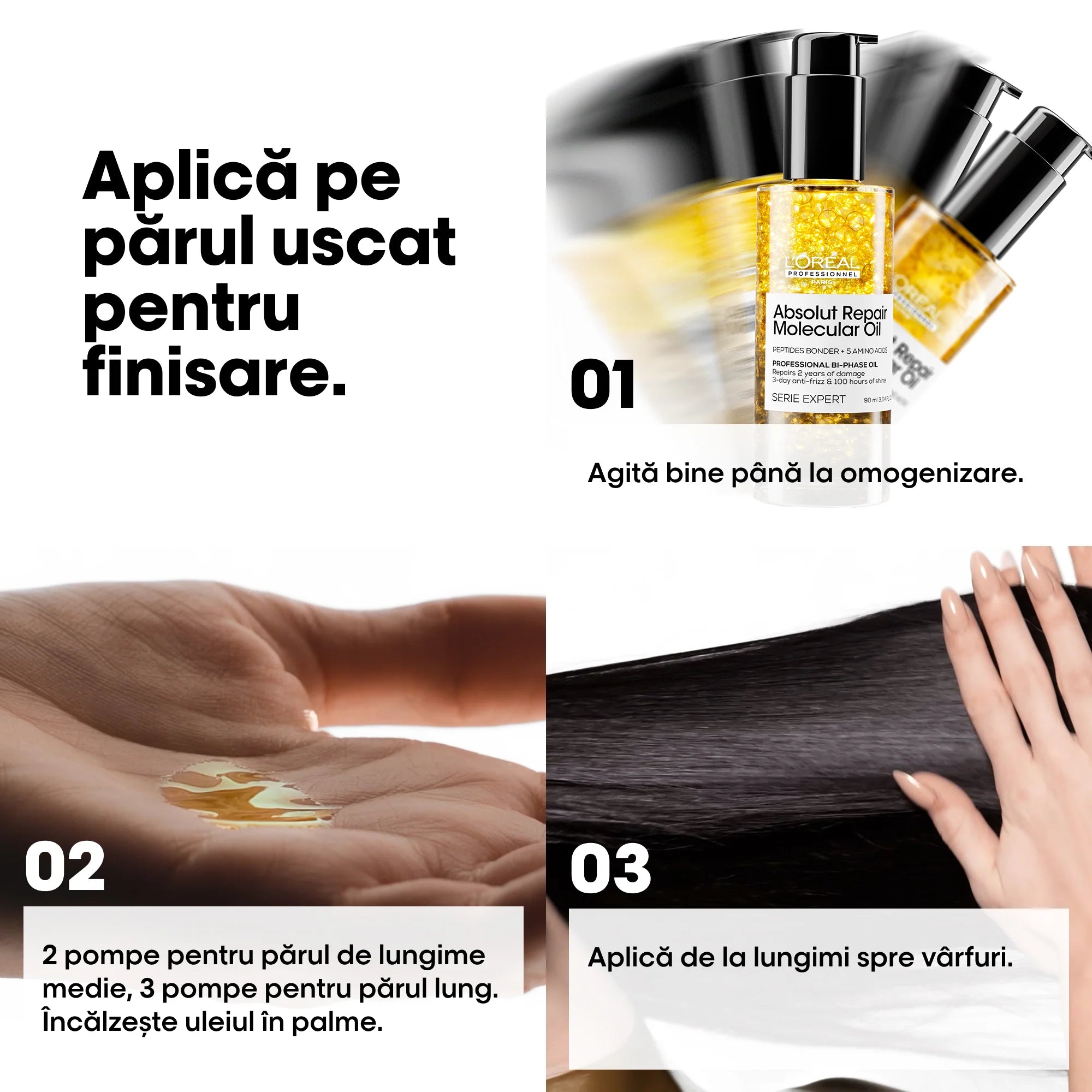 L’Oreal Professionnel Serie Expert Absolut Repair Molecular - Ulei Bifazic 30ml