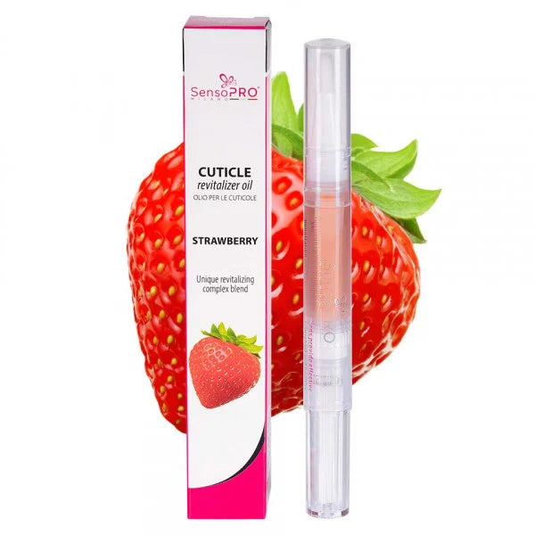Ulei pentru cuticule tip stilou cu aromă de căpșuni – SensoPRO Milano