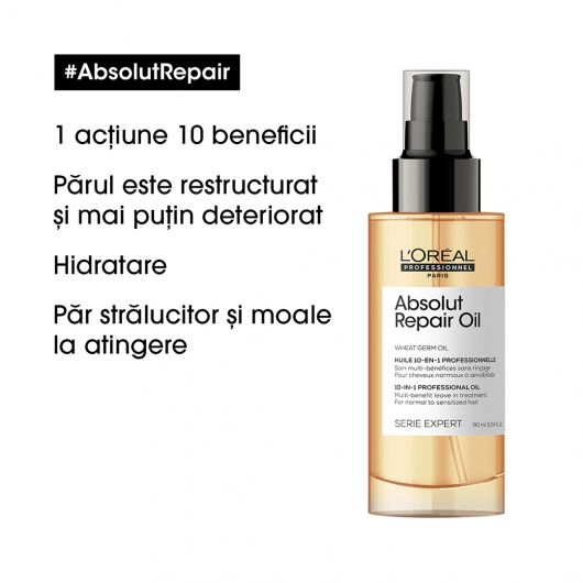 Ulei de par L’Oréal Professionnel Serie Expert Absolut Repair 10 in 1 90ml