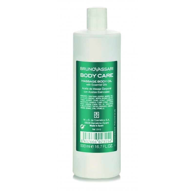 Ulei pentru Masaj Corporal Bruno Vassari Massage Body Oil 500ml