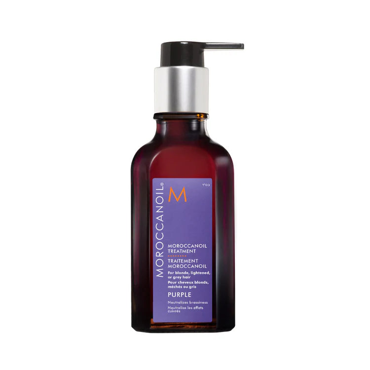 Ulei Argan cu Pigment Violet pentru Par Blond Moroccanoil Purple Oil Treatment 50ml